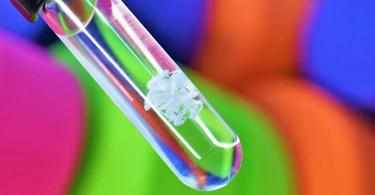 Méduse d'ADN dans une éprouvette