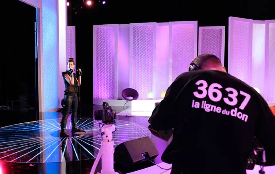 Plateau télé du Téléthon