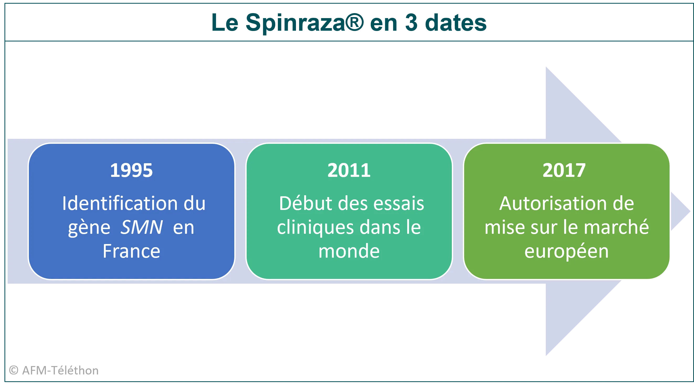 Infographie - Le Spinraza® en 3 dates