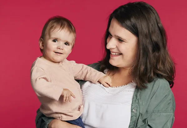 Lucie et sa maman