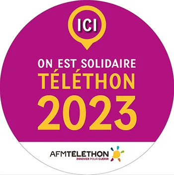 Macaron on est solidaire du Téléthon 2023